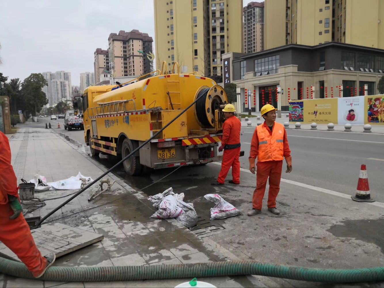 青河排污管道清淤-管道清洗