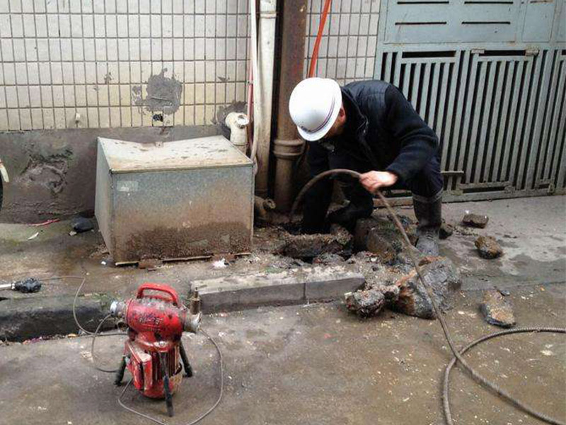 青河疏通下水道-洗菜池疏通